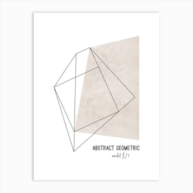 Abstract Geometric 1 Art Print