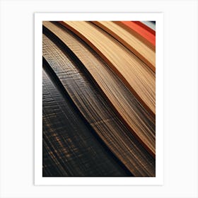 Abstract Of Wood Art Print