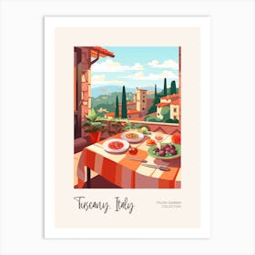 Tuscany, Italy Summer Food 3 Italian Summer Collection Art Print