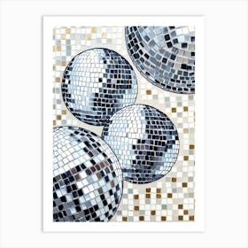 Disco Balls 2 Art Print