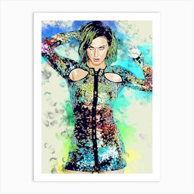 Art Of Katy Perry Art Print