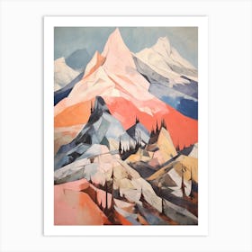 Mount Root Usa 2 Mountain Painting Art Print