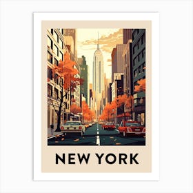 Vintage Travel Poster New York 7 Art Print