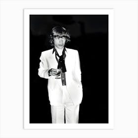 Mick Jagger At Studio 54 At Bianca Jagger S Art Print