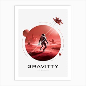 Gravity 3 Art Print