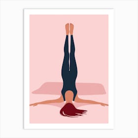 Yoga Pose 4 Art Print