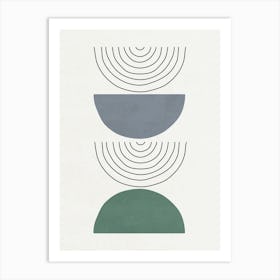 Lines and Shapes - B03 1 Art Print