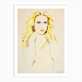 Kristy Swanson - Retro 80s Style Art Print