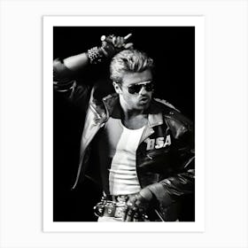 George Michael On The Faith Tour, At Ahoy, Rotterdam, Netherlands, 12th April 1988 Art Print