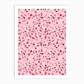 Petals Pastel Pink Art Print