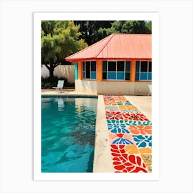 Colorful Tile Mosaic Art Print