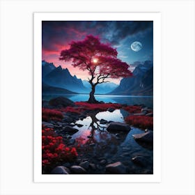 Lone Tree Art Print