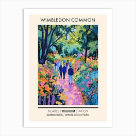 Wimbledon Common London Parks Garden 1 Art Print
