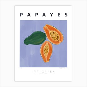 Papayas Art Print