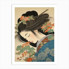Ukiyo Beauty Japanese Style 5 Art Print