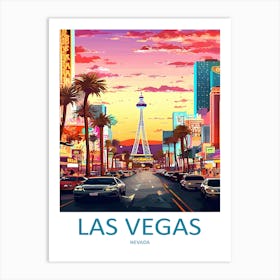 Nevada Las Vegas Travel 1 Art Print