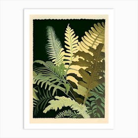 Boston Fern Rousseau Inspired Art Print