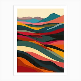 Abstract Landscape Painting 30 Art Print