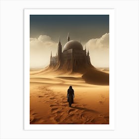 Dune Sand Desert Building 10 Art Print