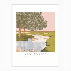 New Forest Travel Art Print