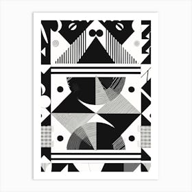 Abstract Geometric Pattern 7 Art Print