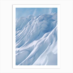 Snowy Mountain 6 Art Print