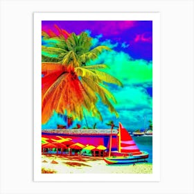 Mactan Island Philippines Pop Art Photography Tropical Destination Art Print