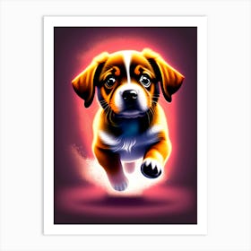 Beagle Puppy Art Print