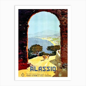 Alassio, Riviera, Italy Art Print