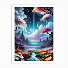 Dreamscape Painting Art Print