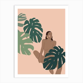 Jungle Girl 5 Art Print