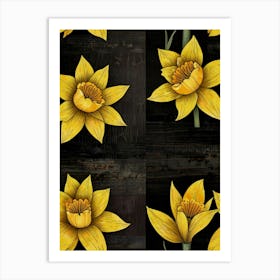 Yellow Daffodils Art Print