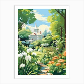 Bellevue Botanical Garden Usa Illustration 1  Art Print