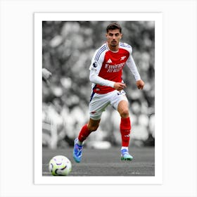 Kai Havertz Of Arsenal Vintage Art Print