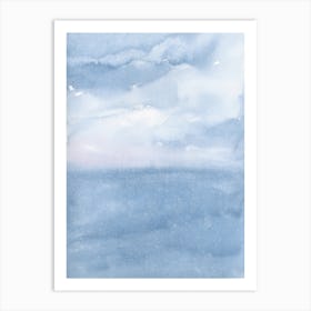 Water Baby Bubble Abstract Landscape Art Print