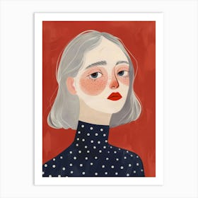 Portrait Of A Woman 484 Art Print