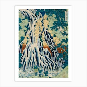 Kirifuri Waterfall On Mount Kurokami In Shimotsuke Province, Katsushika Hokusai Art Print