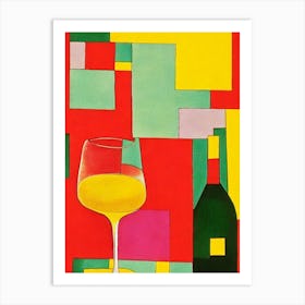 Alvarinho Paul Klee Inspired Abstract Cocktail Poster Art Print
