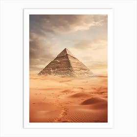 Pyramids Of Giza Art Print