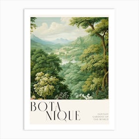 Botanique Fantasy Gardens Of The World 44 Art Print