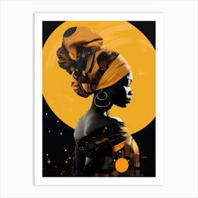 African Woman 21 Art Print