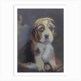 Beagle Painting Art Print