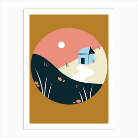 House In The Desert Art Print