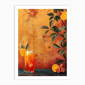 Cocktail With Oranges 7 Art Print