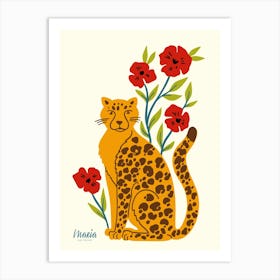 Bohemian Paradise with Leopard Art Print