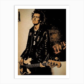 Sid Vicious sex pistols 1 Art Print