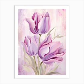 Pink Tulips 4 Art Print