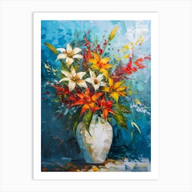 Flowers In A Vase 142 Art Print