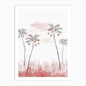 Palm Trees 58 Art Print