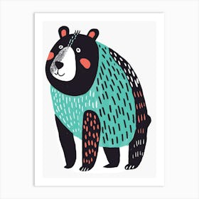 Bear Illustration 7 Art Print